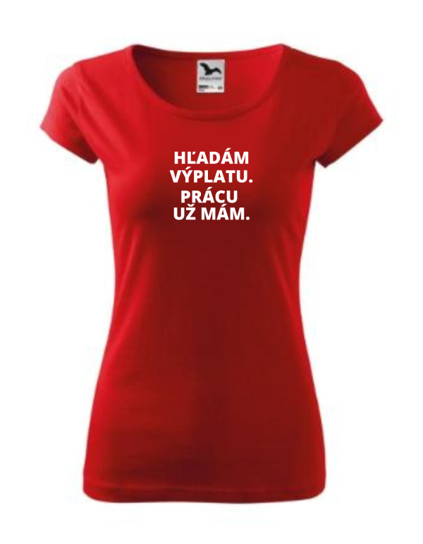 Hladám výplatu, prácu už mám
